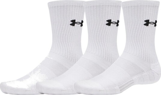 Under Armour Ua Performance Cotton 3P Crw   White   XL