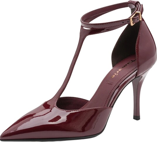 Tamaris Women Court Sho Burgundy 39