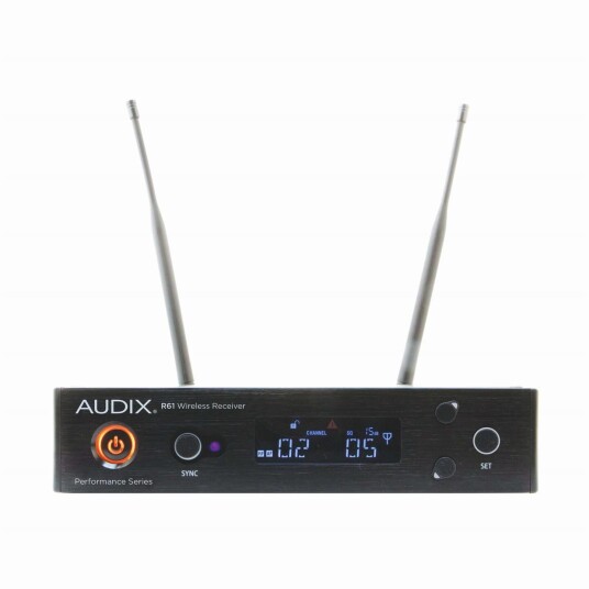 Audix R61 Trådløs Mottaker Frekvensbånd 522 Mhz 586 Mhz