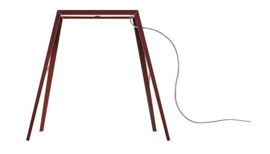 Foscarini Bridge 2 Bordlampe Mørk Rød Foscarini Bridge 2 Bordlampe Mørk Rød