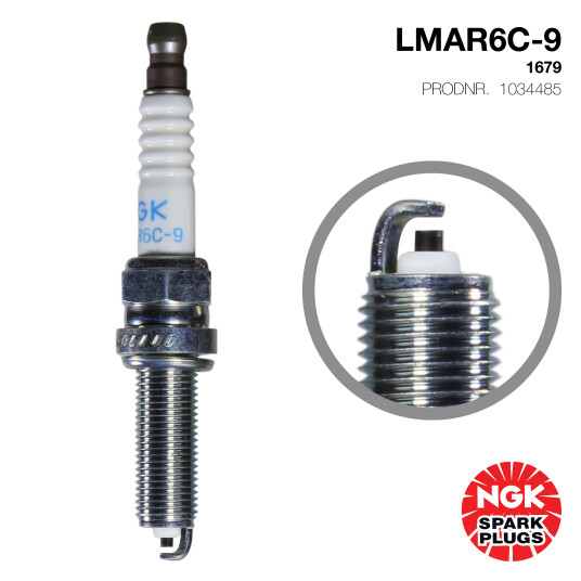 NGK Tennplugg LMAR6C 9 NGK Tennplugg LMAR6C 9