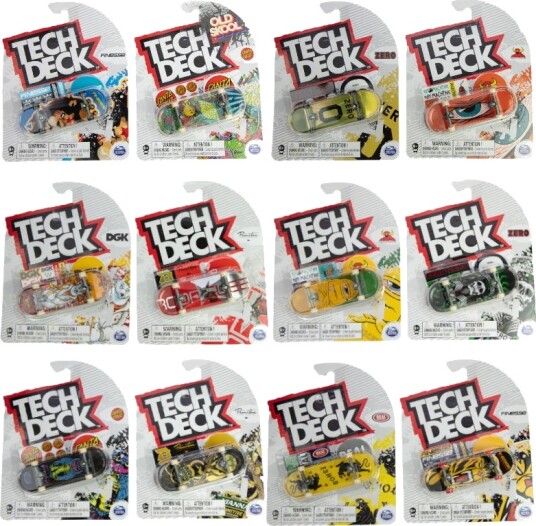 Tech Deck Fingerboard 10cm assortert Tech Deck Fingerboard 10cm assortert