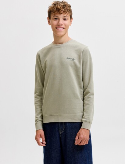 Jack & Jones Jjearchive Graphic Sweat Cn Sn Jnr Khaki green 152