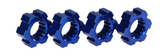 Traxxas 7756X Wheel Hubs Hex Blue Aluminium 4 Traxxas 7756X Wheel Hubs Hex Blue Aluminium 4