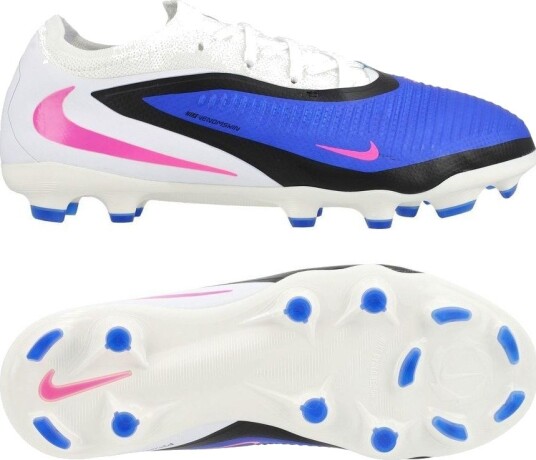 Nike Phantom 6 Pro Low Cut MG Attack Blå/Rosa/Hvit Barn Multi Ground (MG) størrelse 36