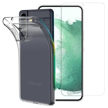 Saii 2-i-1 Samsung Galaxy S22+ 5G TPU-deksel / Skjermbeskytter