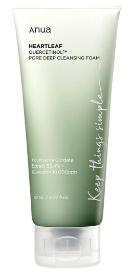 Anua  Heartleaf Quercetinol Pore Deep Cleansing Foam 150 ml