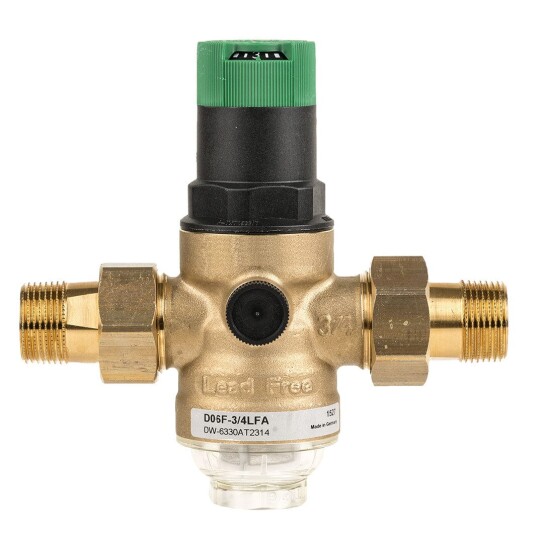 Honeywell Braukmann 1 1/4" Blyfri Trykkreduksjonsventil for Hydraulikk