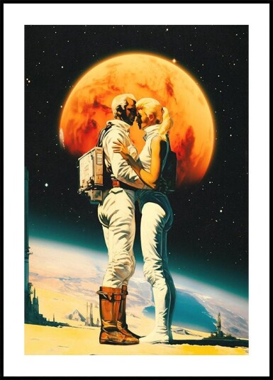 Intergalactic Love Plakat / 21x30cm
