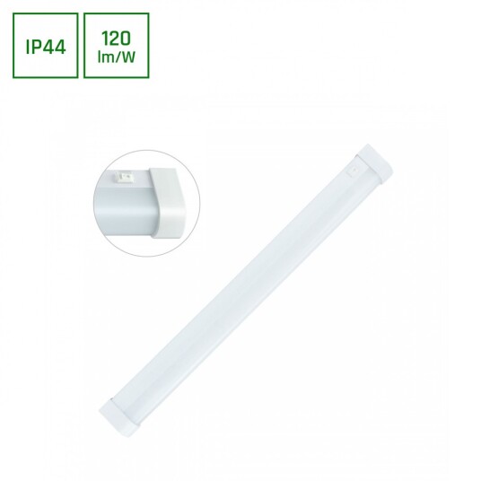 Aquatica 15W LED armatur   230V IP44 60cm rund for badet eller kjøkkenet   Dimbar : Ikke dimbar Kulør : Kald