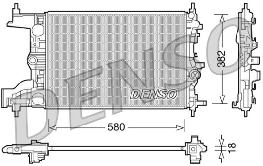 DENSO DRM20094 Radiator motorkjøling