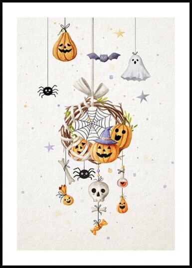 Halloween Dreamcatcher Poster Plakat / 50x70cm