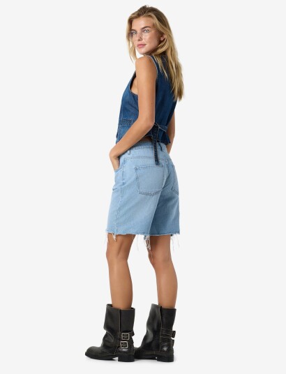 NOISY MAY Nmholla Nw Loose Shorts Az425Lb Noos - Blue - XL
