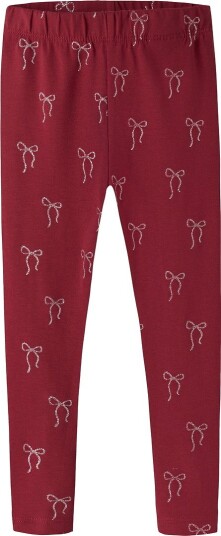Name It Leggings NmfFre Rød Dahlia Name It 1½ år (86) Leggings Bordeaux