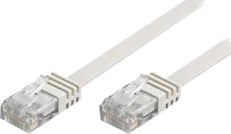 Deltaco 7 m Cat6 Koblingskabel U/UTP med Gullbelagte Kontakter Hvit