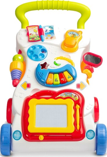 Toyz Gåvogn Med Musikk - Fra 6 Mnd - Regnbue