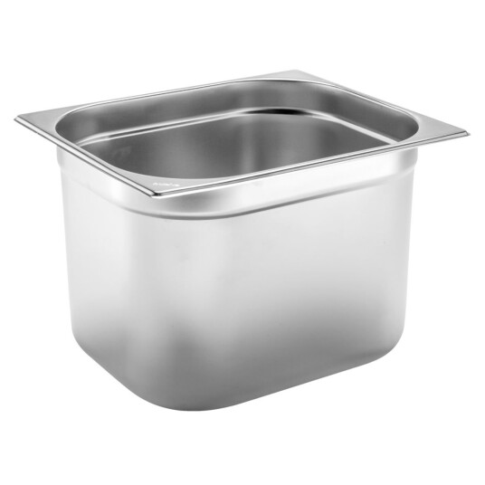 PULSIVA Kantine Basic GN 1/2; Størrelse GN 1/2, 12.5l, 32.5x26.5x20 cm (LxBxD); Sølvfarge