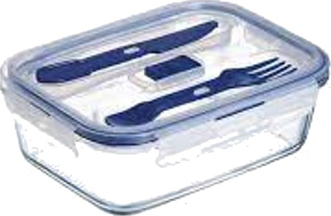 LUMINARC Pure Box Active Matboks i glass 1,22 ltr med lokk