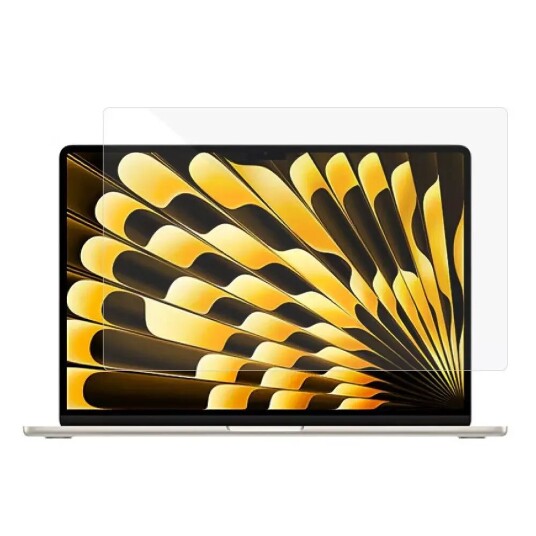 INCOVER MacBook Air 15 M2 (2023) Skjermbeskytter i Herdet Glass - Gjennomsiktig