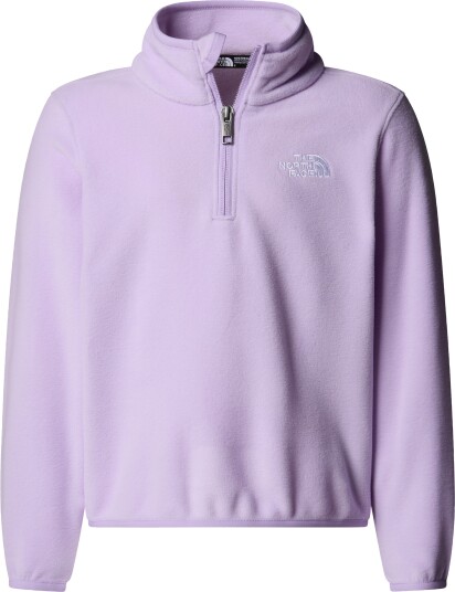 The North Face Kids" Glacier 1/4 Zip Pullover Lite Lilac, 5