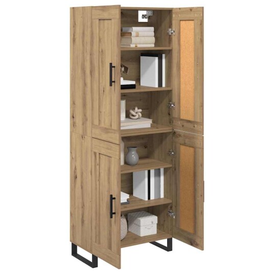 Høyskap Artisan Eik 69,5 x 34 x 180 cm Konstruert tre