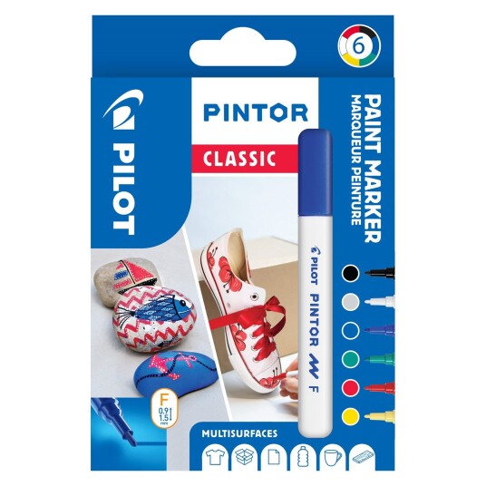 Pilot Pintor Fine 6-pakke Classic