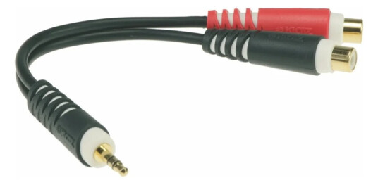 Klotz AYS-4 Y-Kabel Minijack Stereo han til 2x Phono RCA 0,2m Klotz AYS-4 Y-Kabel Minijack Stereo han til 2x Phono RCA 0,2m