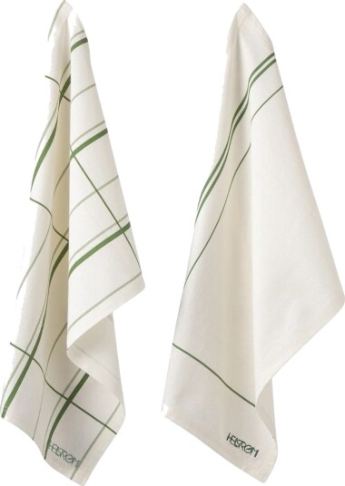 Eyvind Hellstrøm Kjøkkenhåndduk 2pk   Kremhvit Beige