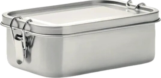 Nichba Design Lunch Box Large Silver ONE SIZE Nichba Design Lunch Box Large Silver ONE SIZE