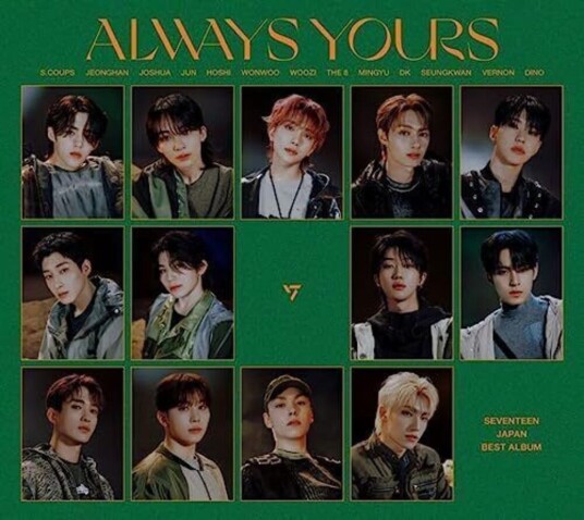 Seventeen  Always Yours  Japan Best Album  Digi Photobook  CD