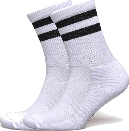 Organic Basics | Core Stripe Crew Socks 2 Pack | 35 38