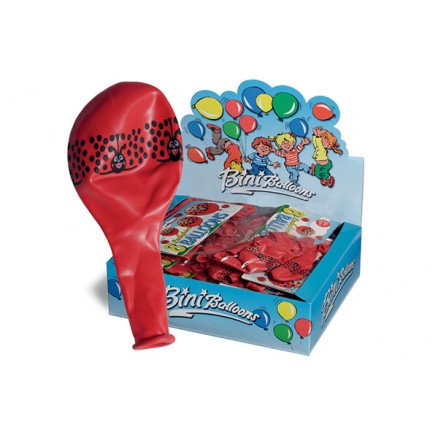 Bini Balloons Bini Balloons Ballonger Marihøner Rød Ø26cm 8 stk