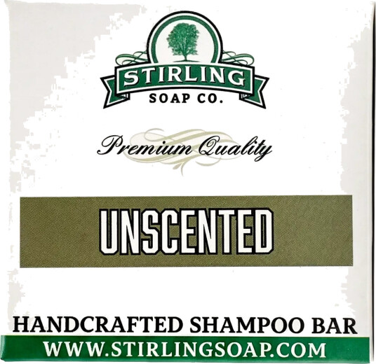 Stirling Soap Co. sjampo i fast form Unscented 107g Stirling Soap Co. sjampo i fast form Unscented 107g
