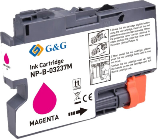 TB Blekkpatron LC-3237 Magenta 18.4ml), erstatter Brother LC3237M