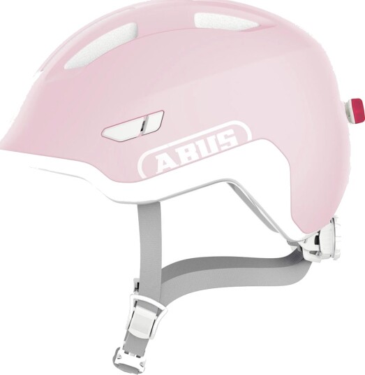 ABUS Smiley Ace Led Hjelm, Pure Rose