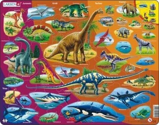 Larsen Puzzles Puzzle Natural History 85 Pieces Maxi 36.5x28.5 Cm Gulv Larsen Puzzles Puzzle Natural History 85 Pieces Maxi 36.5x28.5 Cm Gulv