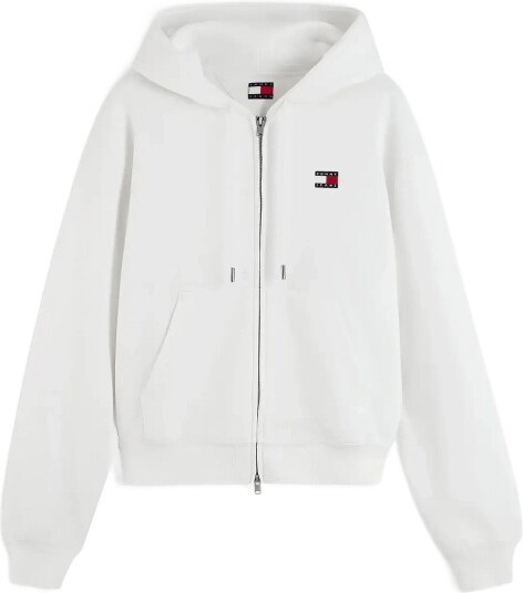 Tommy Jeans Tjw Badge Zip Through Ext ECRU M