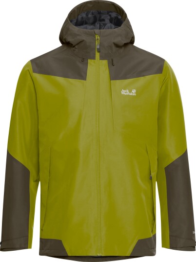 Jack Wolfskin Men"s Flextrail 2L Jacket Khaki Green M