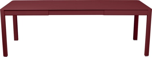 Fermob   Ribambelle Extension Table 149/234x100 Cm Chili 43   Utendørs Spisebord   Rød   Metall