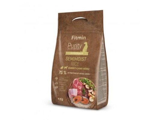 Fitmin Dog Pure Rice Semimoist Rabbit & Lamb 4 kg Fitmin Dog Pure Rice Semimoist Rabbit & Lamb 4 kg