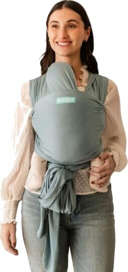 Moby Wrap Evolution Sea Glass Blue One Size