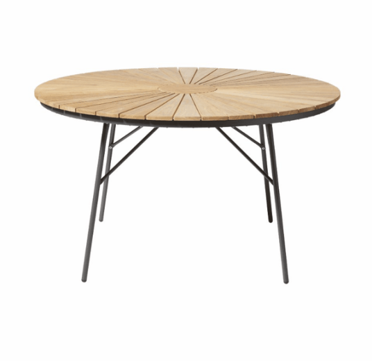 Cinas - Hard & Ellen Hagebord Ø130 Antracit/teak 1713603-02-0 1713603-01-0 Cinas - Hard & Ellen Hagebord Ø130 Antracit/teak 1713603-02-0 1713603-01-0