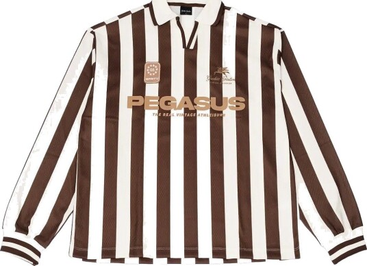 Goodies Sportive Cocoa Vintage Football Tee   CHOCOLATE/ECRU   M