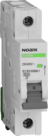 Noark Automatsikring 1P B 16A 6Ka Ac Ex9bn 100008