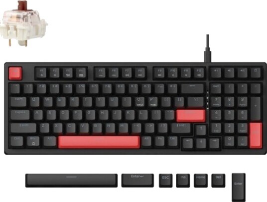 Keychron Lemokey X5 QMK 96% Mekanisk Tastatur X5-A3 Keychron Lemokey X5 QMK 96% Mekanisk Tastatur X5-A3