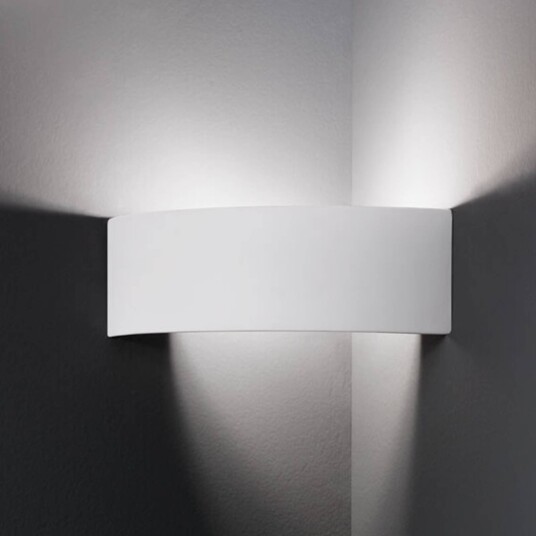 austrolux Vegglampe ARCO dimbar Hvit / opal Stue / spisestue Keramikk Moderne