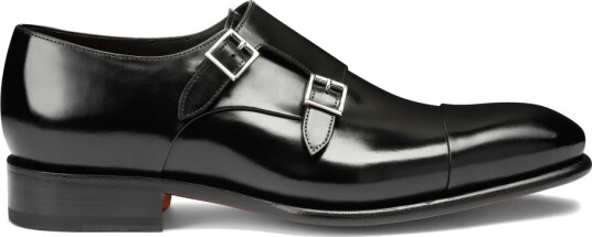 Santoni Herre Sko Svart 41 EU,
