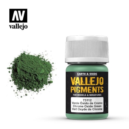 Vallejo Pigments Chrome Oxide Green 35ml