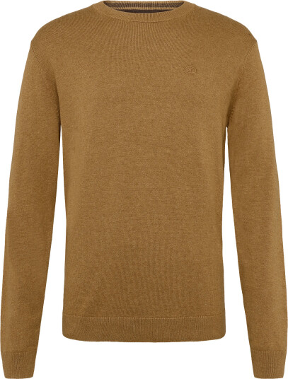 Tom Tailor Basic Crewneck Knit Brown XXL