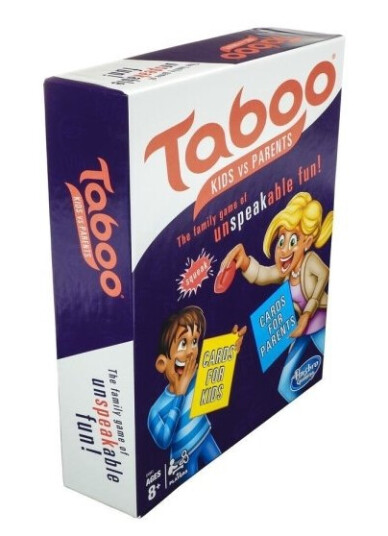 Hasbro Taboo Kids Vs. Parents 8 År Familiespill Hasbro Taboo Kids Vs. Parents 8 År Familiespill